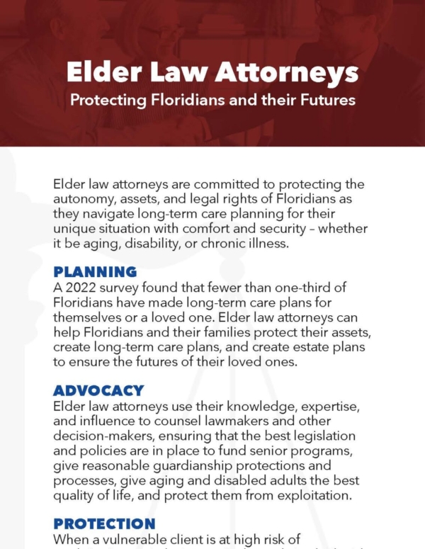 Elder Law Rack Card